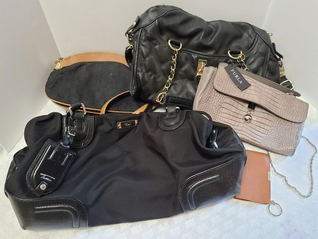 Purses Incl Tumi, Betsey Johnson, Furla: Gucci not authenticated
