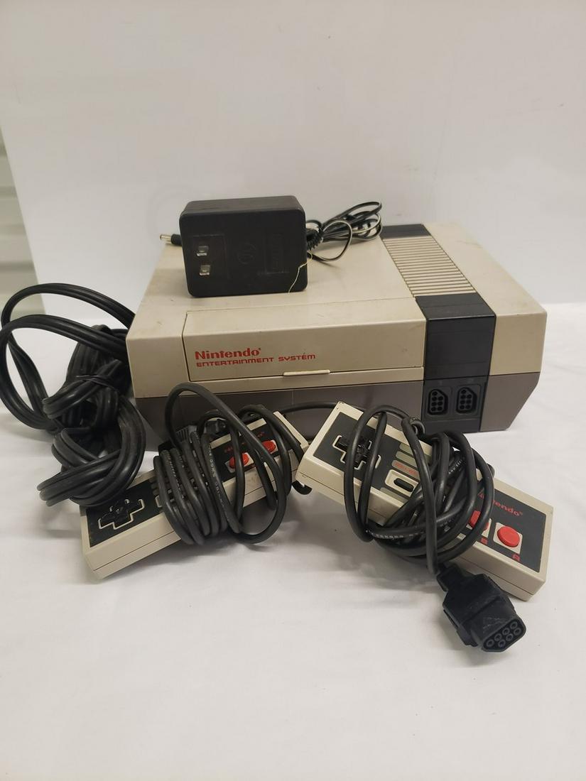 Nintendo Entertainment System with two controllers and (1 of 1)