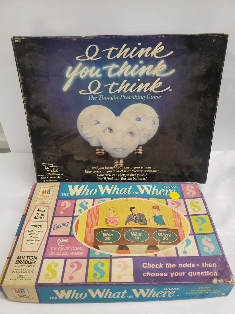 Two vintage board games (1 of 1)