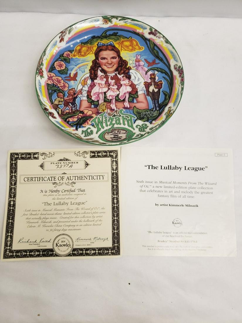 The Wizard of Oz "The Lullaby League" Knowles collector (1 of 1)