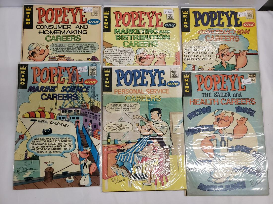 Lot of vintage Popeye comics (1 of 1)