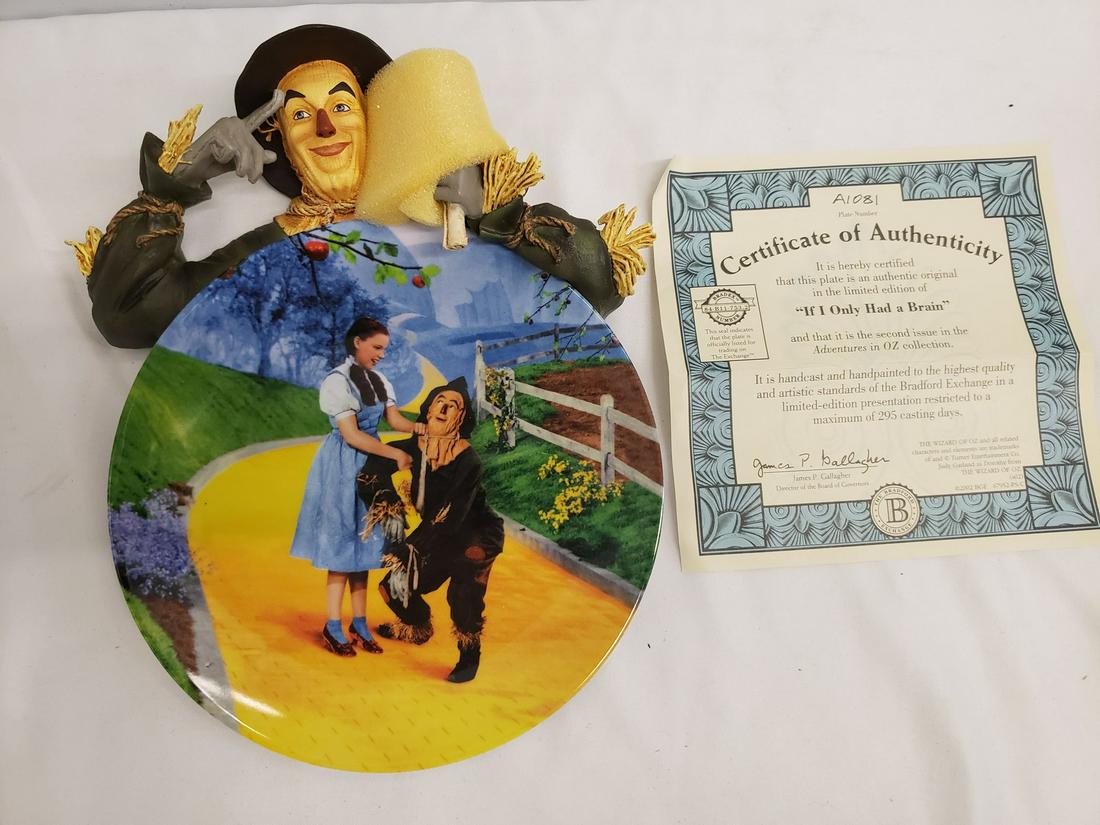 The Wizard of Oz "If I only had a Brain" Knowles plate (1 of 1)