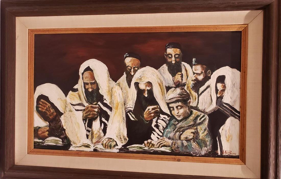 J. Petrocy signed framed artwork (1 of 1)