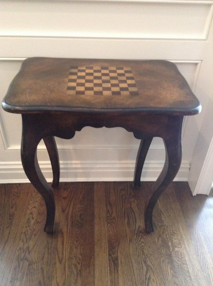 Chessboard top Side Table 28"x25"x17": Chessboard top Side Table 28"x25"x17"