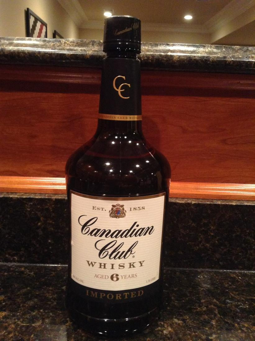 Canadian Club 6 Year Whiskey 1.75 Sealed: Any contents in bottle is Free; You are bidding on the bottle & unbroken tax stamp