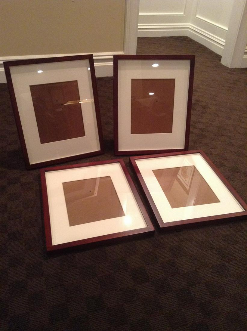 Set of Four Pottery Barn Frames 17"x14" Wall Mount or (1 of 1)