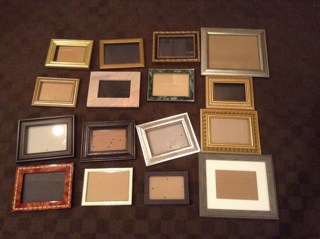 Large lot of Picture Frames Largest 12"x10" (1 of 1)