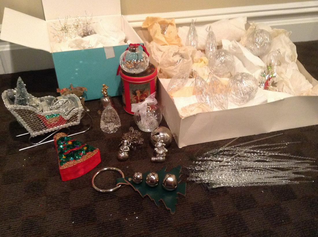 Waterford Crystal ornament, Tin Music Box, and Large (1 of 1)