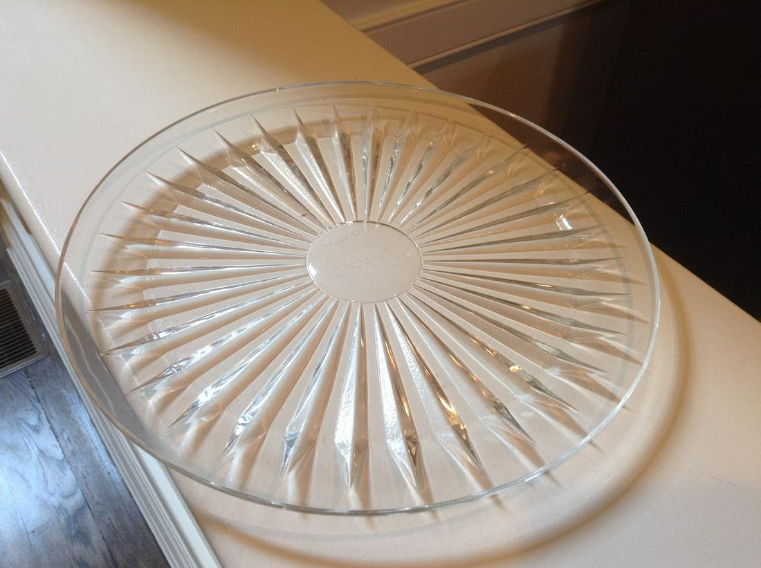 Signed Crystal Plate 12" (1 of 1)