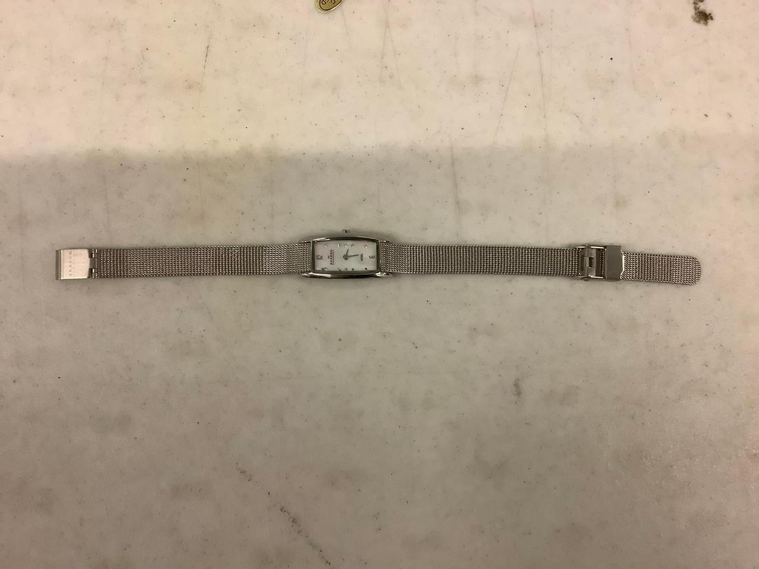 Skagen denmark MOP Fred stainless steel watch: Skagen denmark MOP Fred stainless steel watch