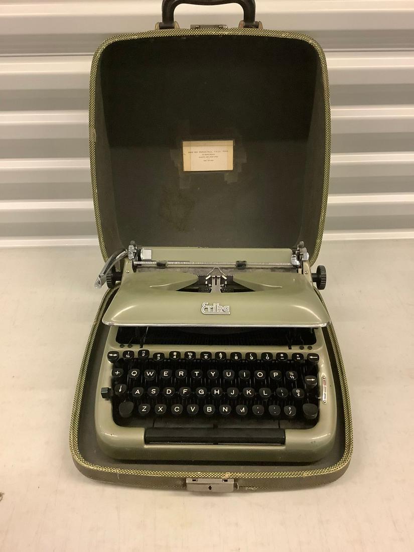 JK Office Machines Typewriter in Case (1 of 1)