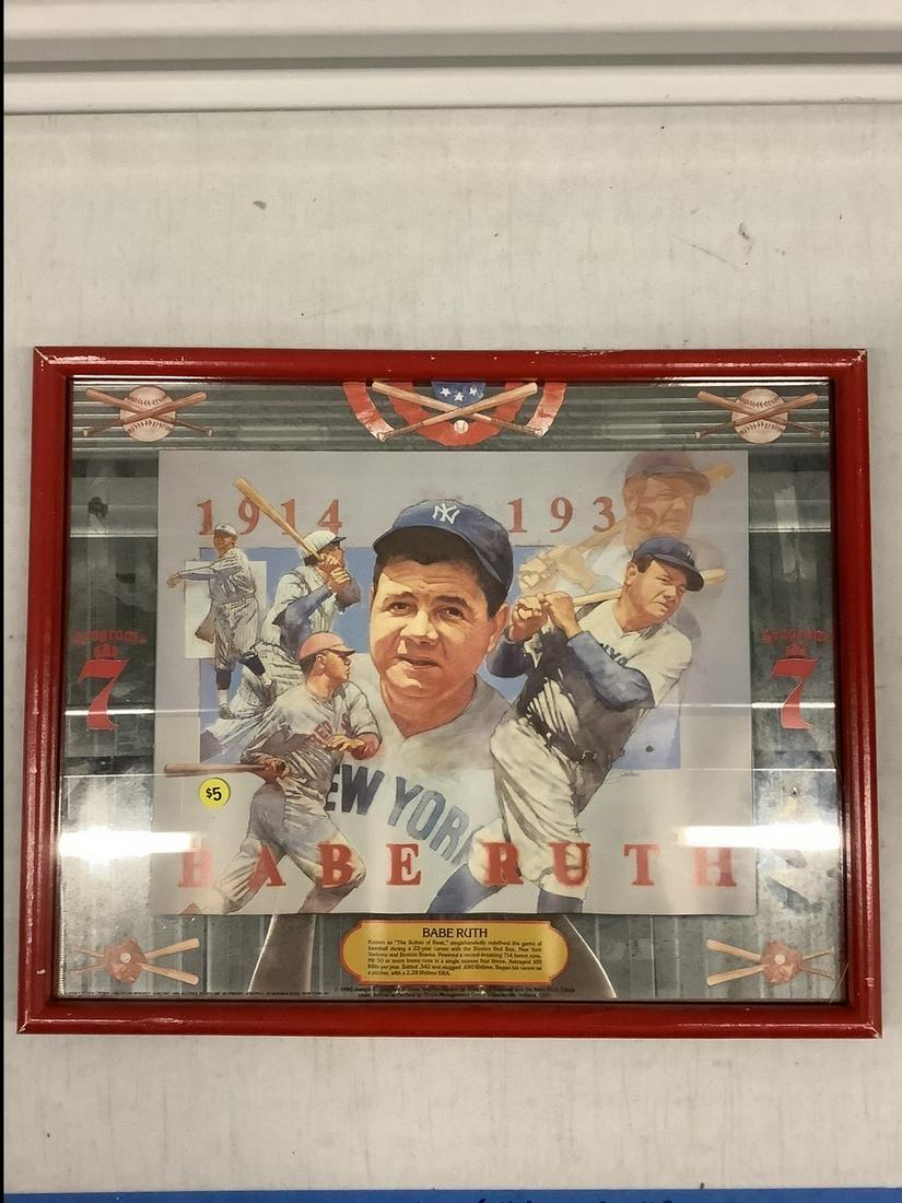 Babe Ruth Seagrams Plaque (1 of 1)
