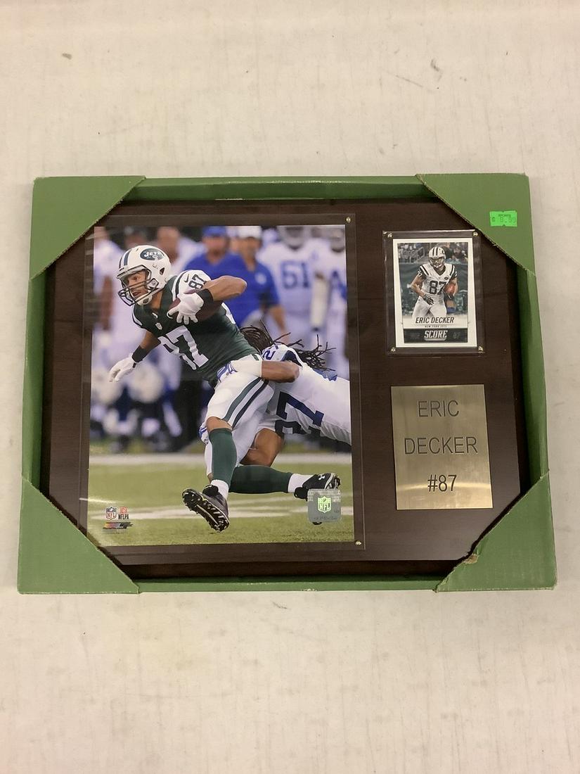 Eric Decker #87 Plaque: 13 x 16