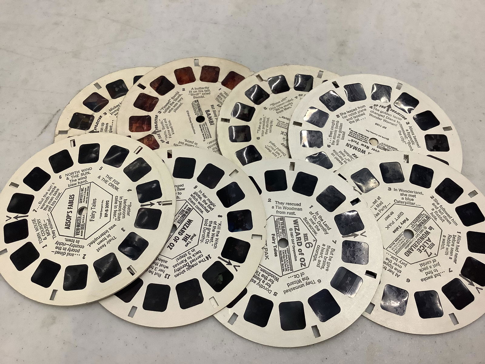 Lot of Fairy Tale and Disney View-Master Reels (1 of 1)