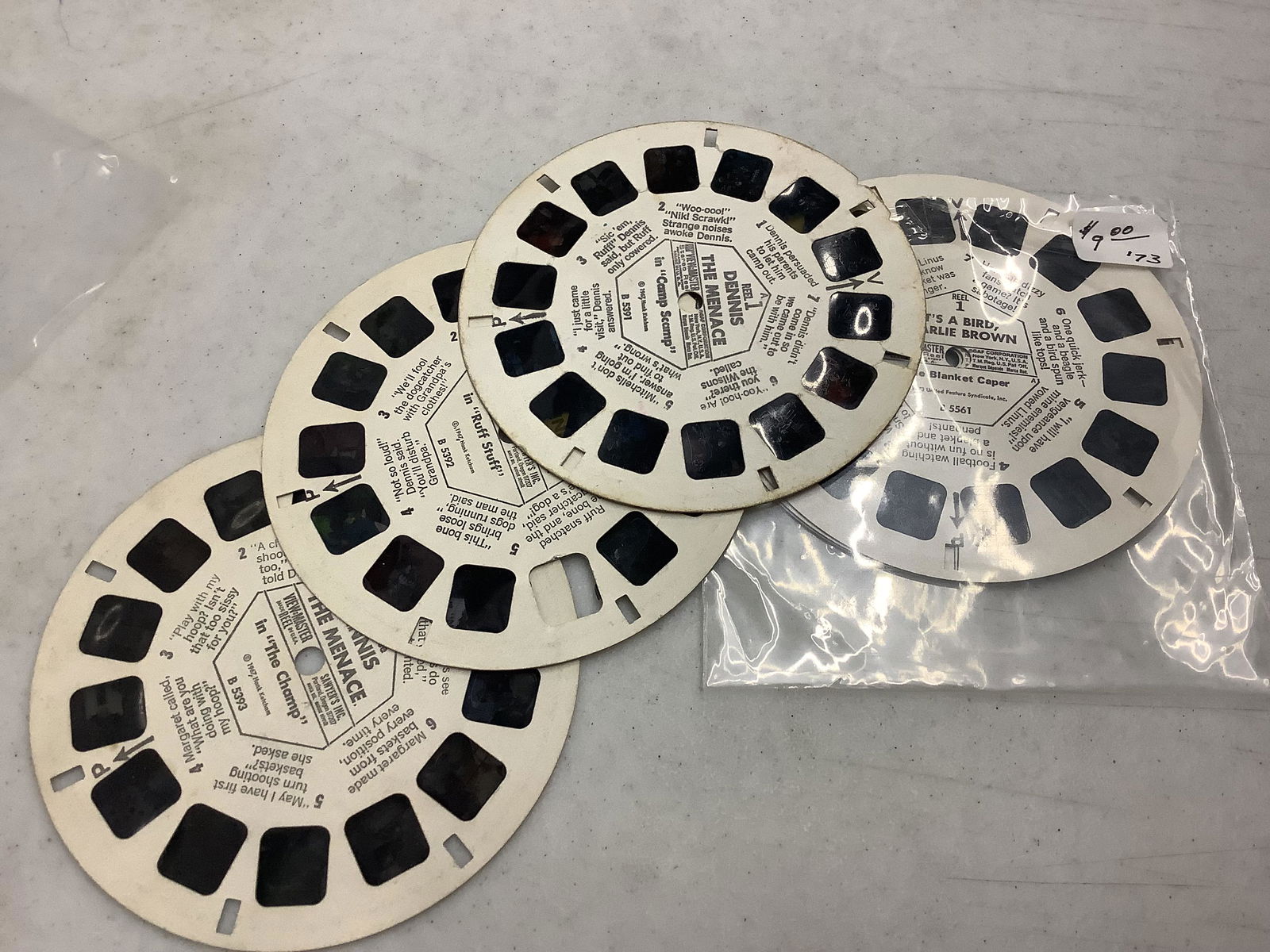 Dennis The Menace and Charlie Brown View-Master Reels (1 of 1)