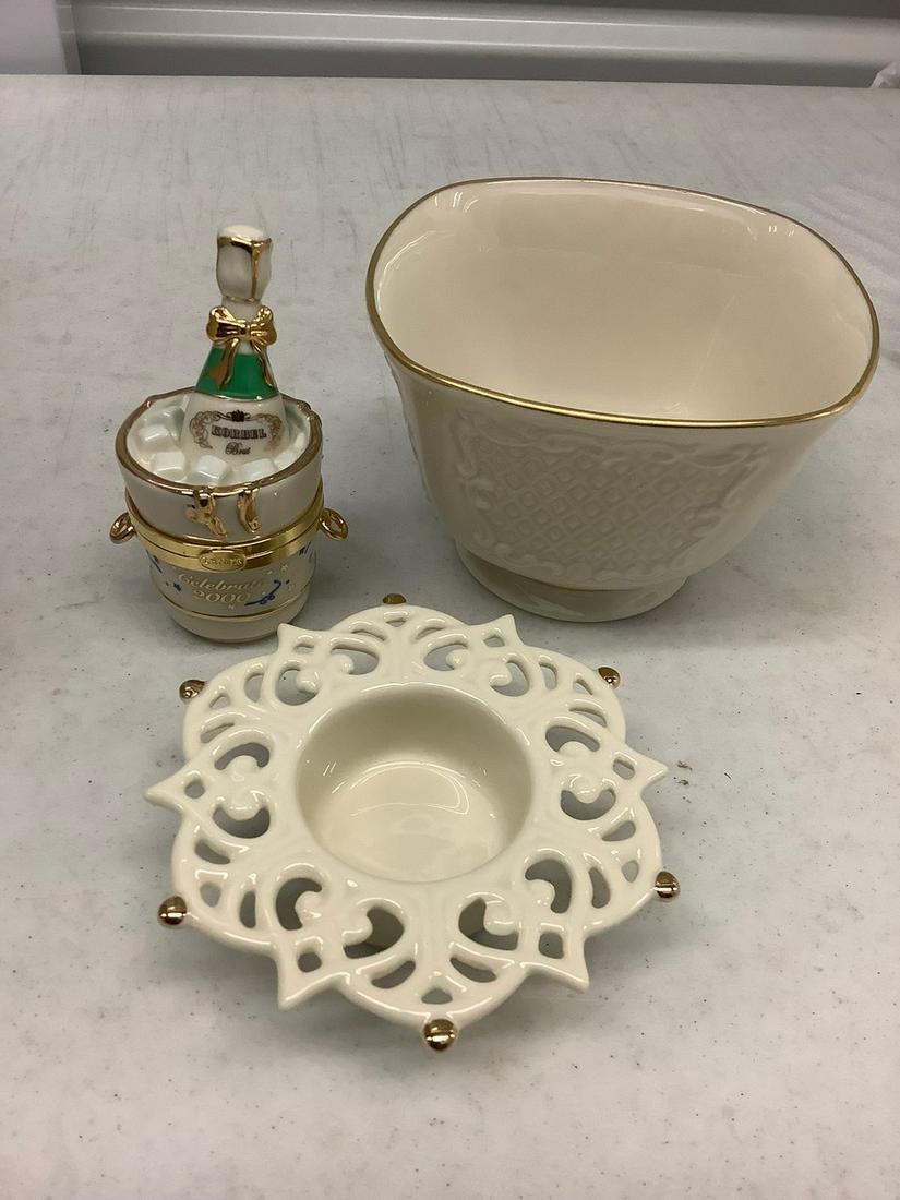Lenox Bowl, Votive Candle, Ornament: Lenox Bowl, Votive Candle, Ornament