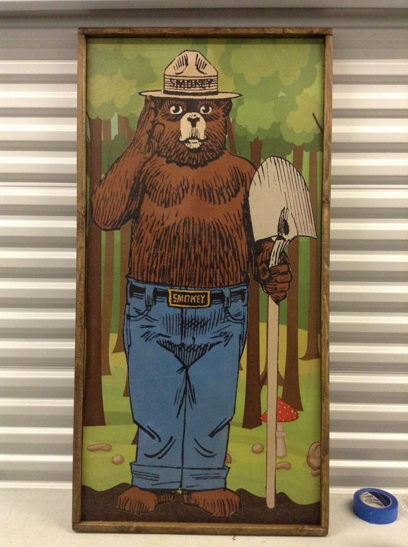 Smokey the bear wood sign 25x49 (1 of 1)