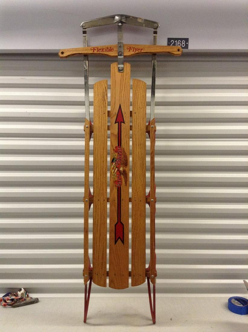 Vintage flexible flyer sled 56 inch long (1 of 1)