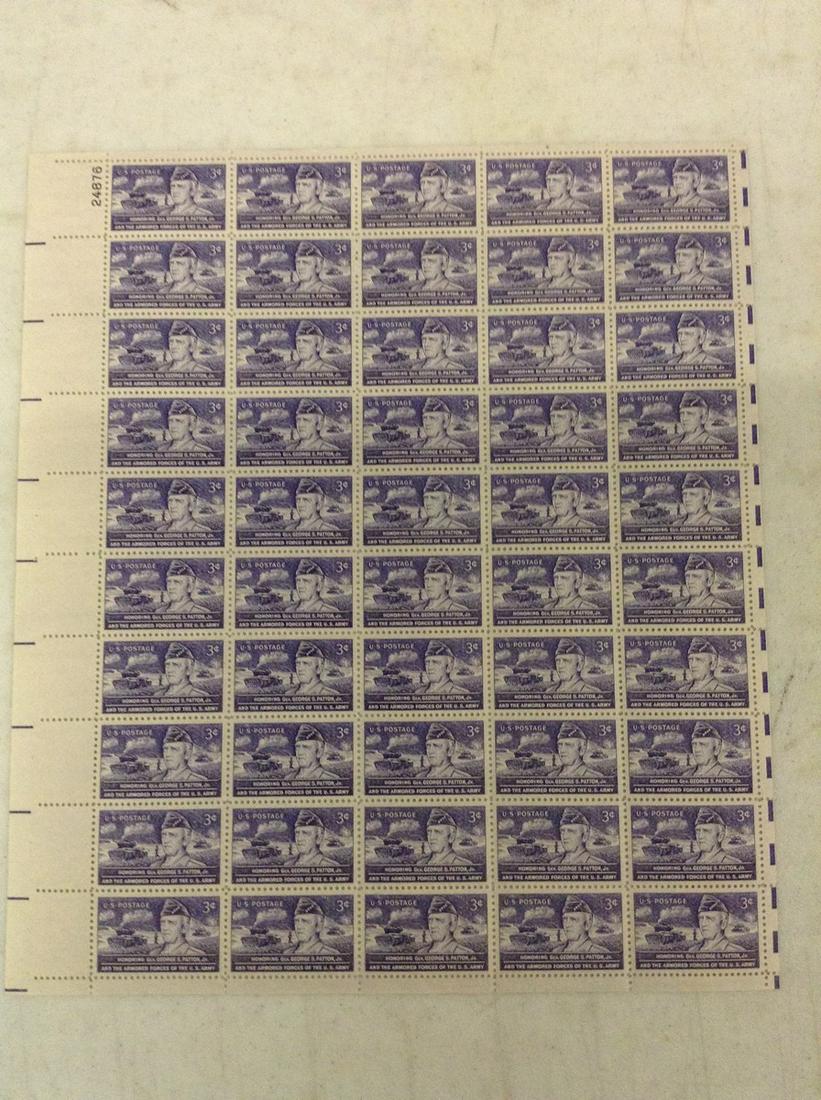 U.S army stamp sheet (1 of 1)