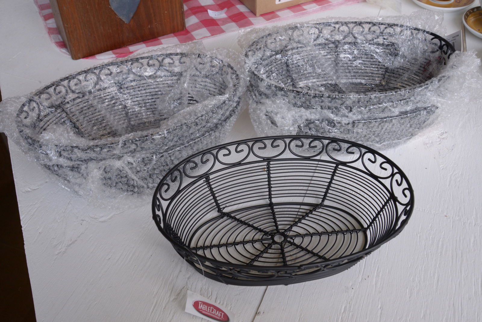 6 Black Wire Baskets (1 of 1)