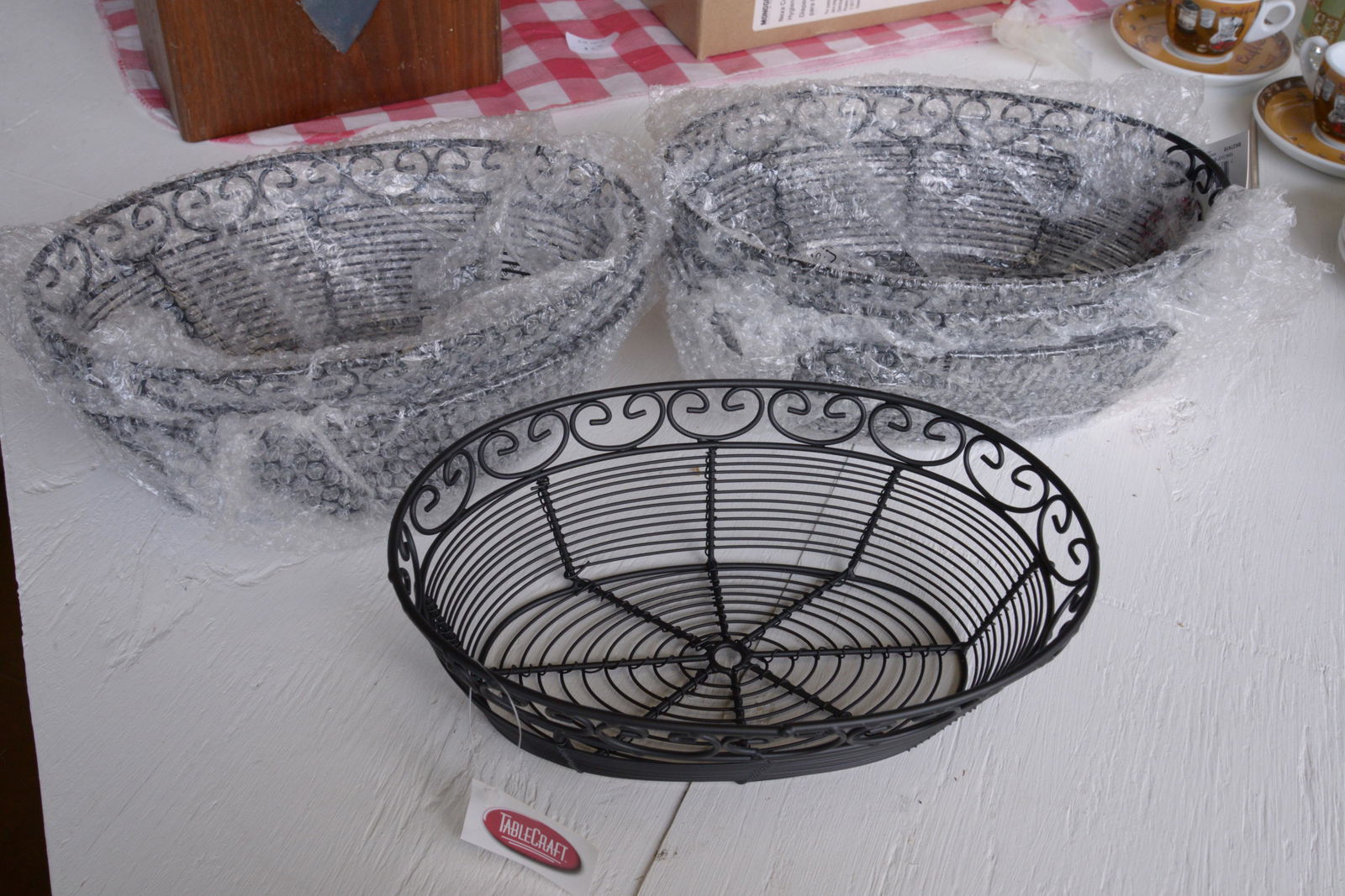 6 Black Wire Baskets (1 of 1)