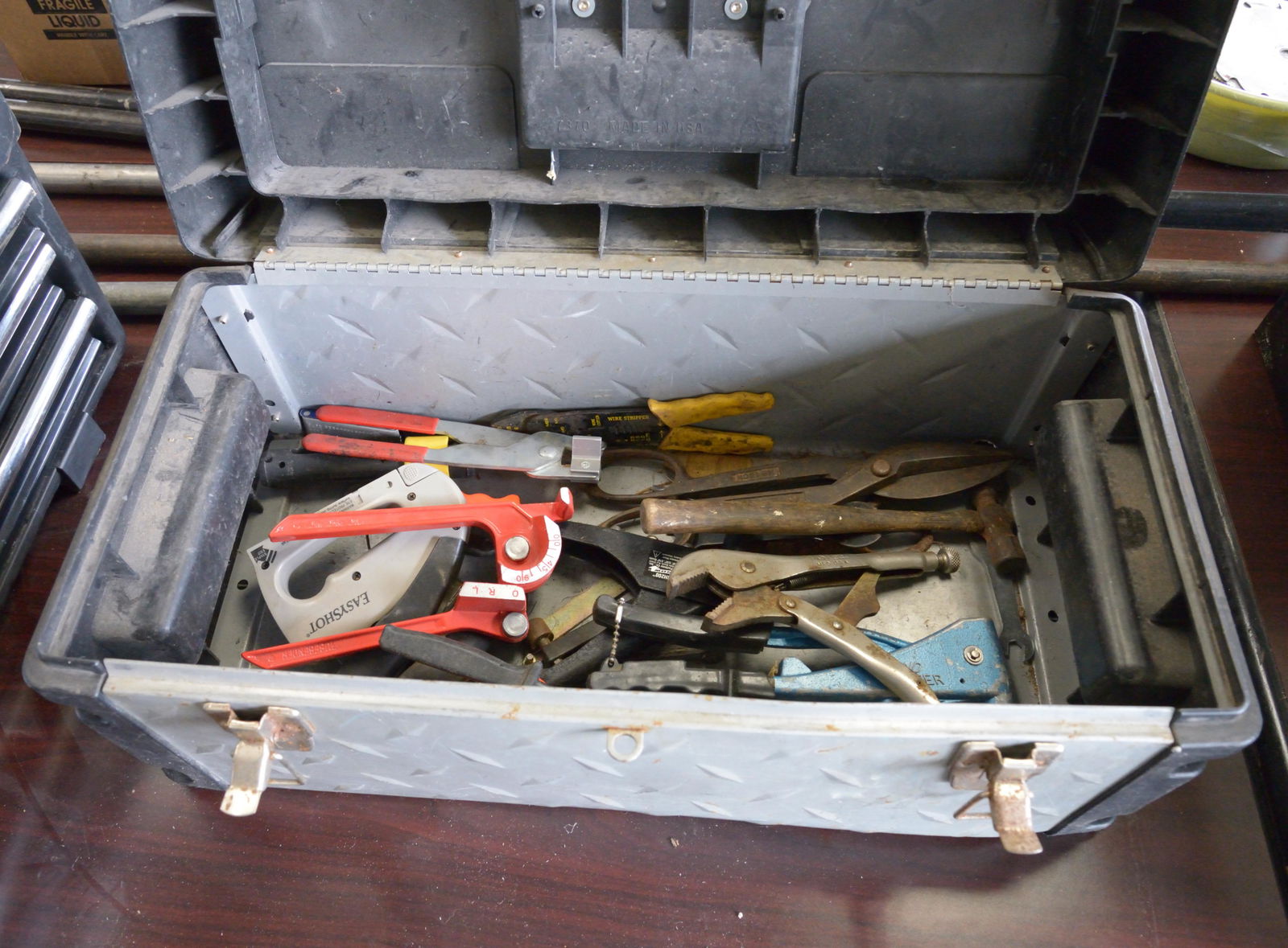 Stack-On Tool Box with Tools (1 of 1)