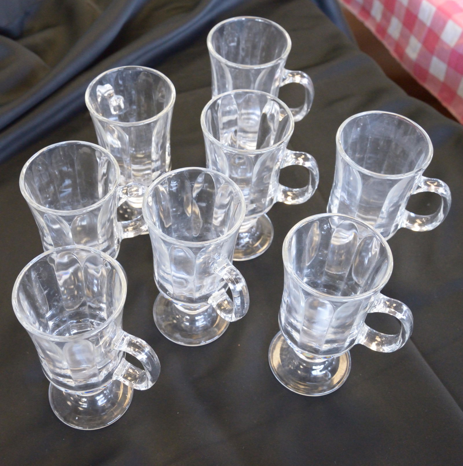 Set of 8 stemware glasses with handles (1 of 1)