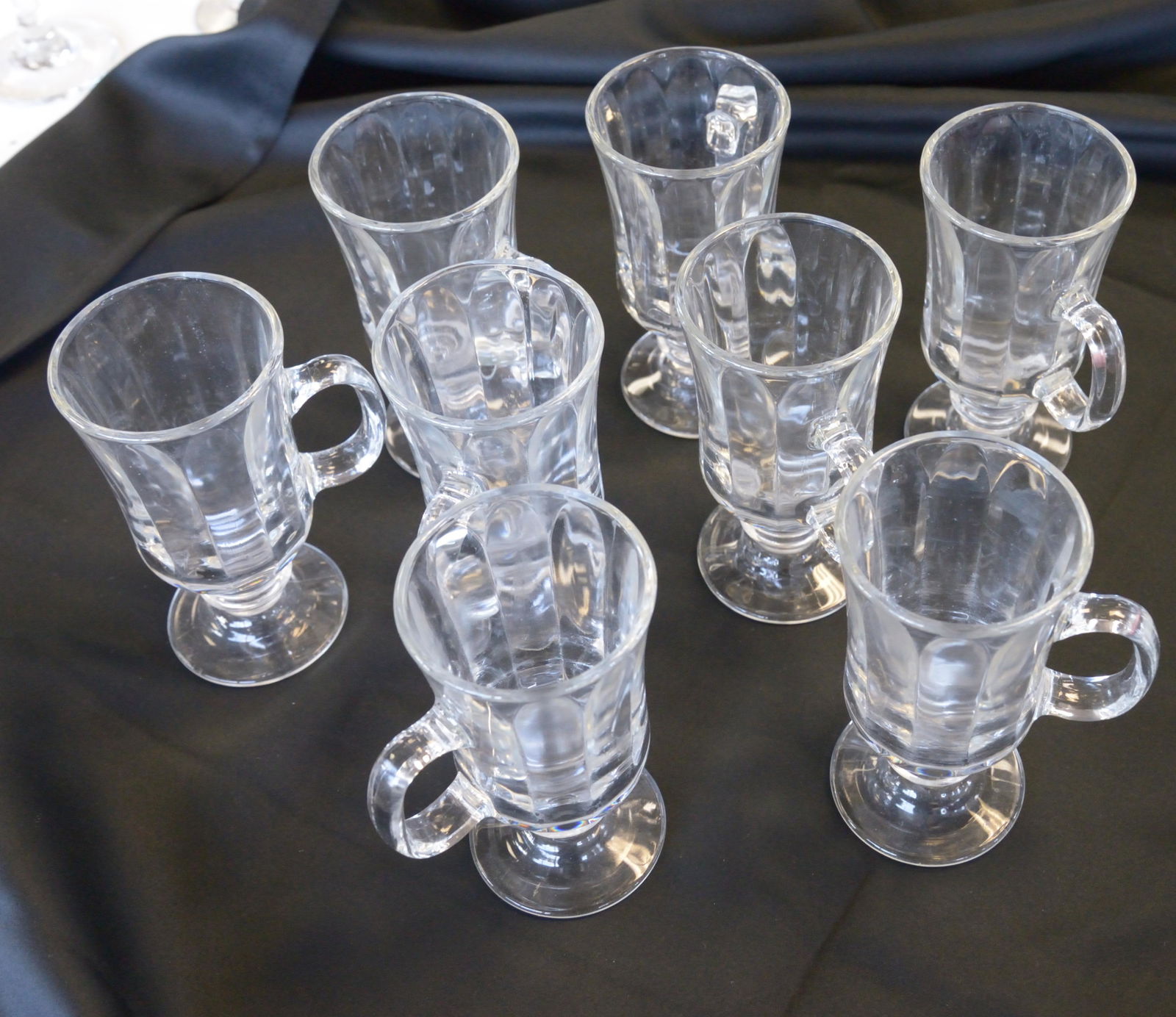 Set of 8 stemware glasses with handles (1 of 1)