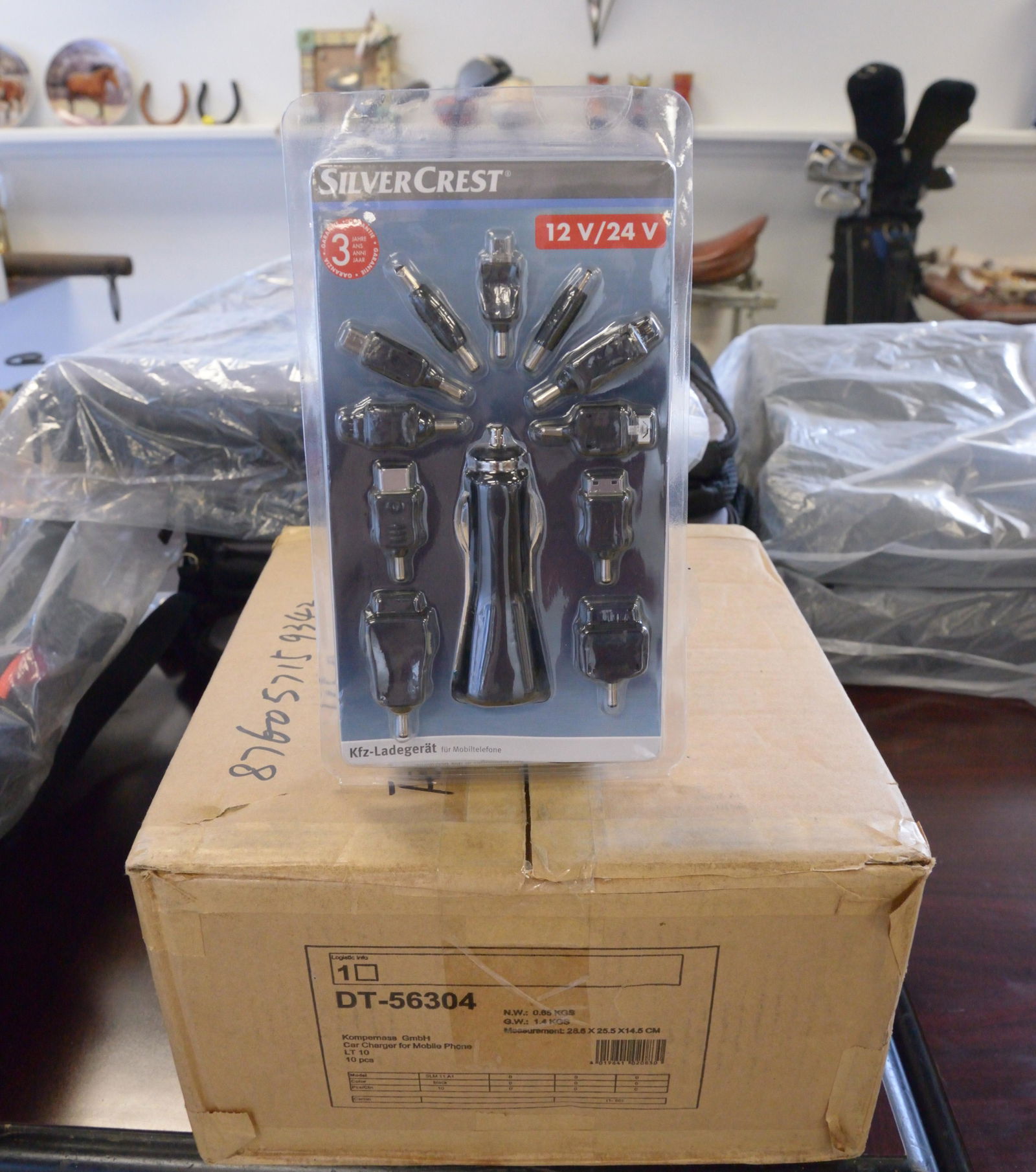 Lot of 10 Silvercrest Mobile Phone Car Chargers (1 of 1)