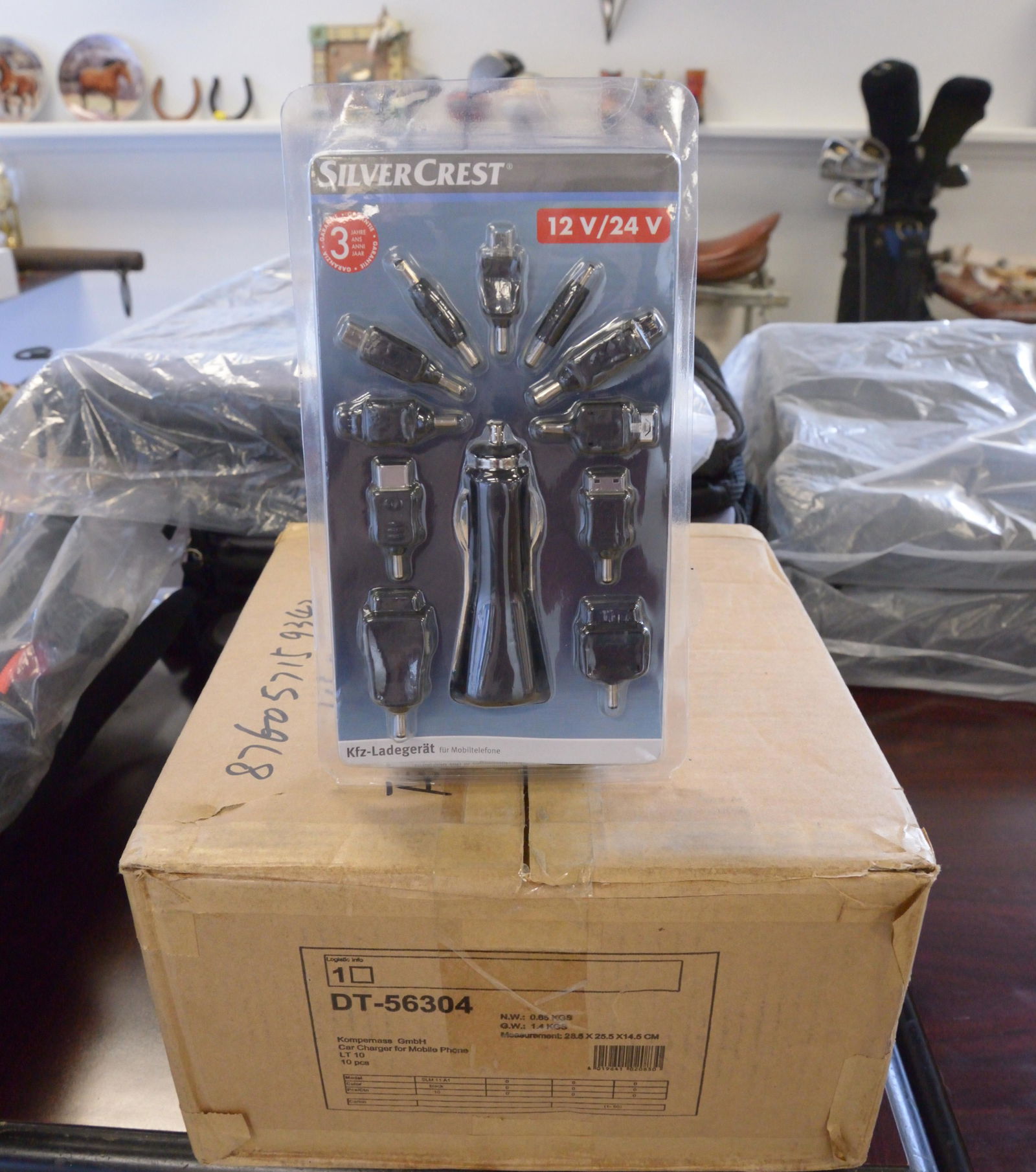 Lot of 10 Silvercrest Mobile Phone Car Chargers (1 of 1)