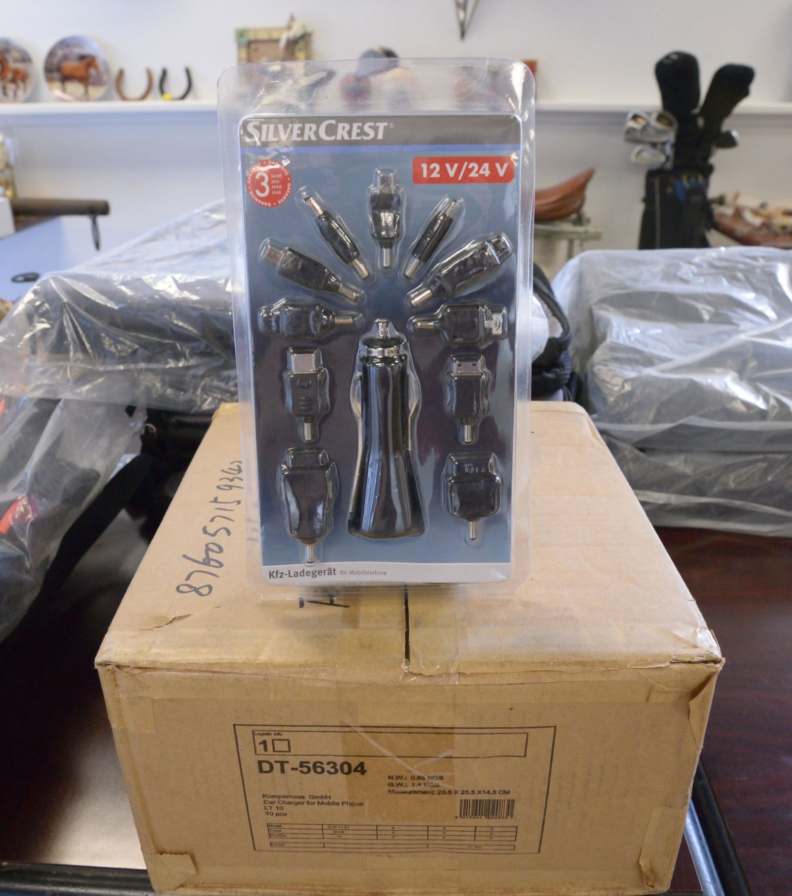 Lot of 10 Silvercrest Mobile Phone Car Chargers (1 of 1)