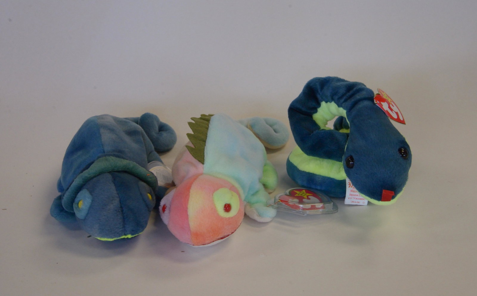 Rainbow, Iggy, Hissy Beanie Babies: Rainbow, Iggy, Hissy Beanie Babies