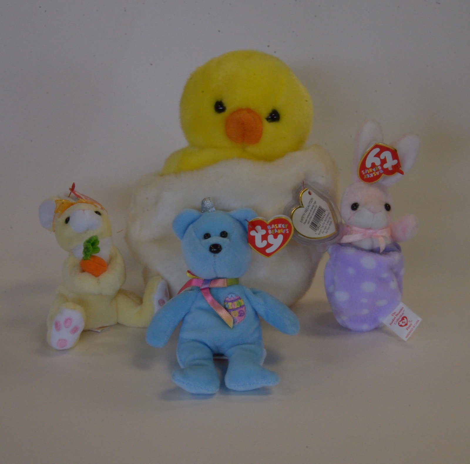 Eggbert, Nibbles, Petey, Candies Beanie Babies: Eggbert, Nibbles, Petey, Candies Beanie Babies