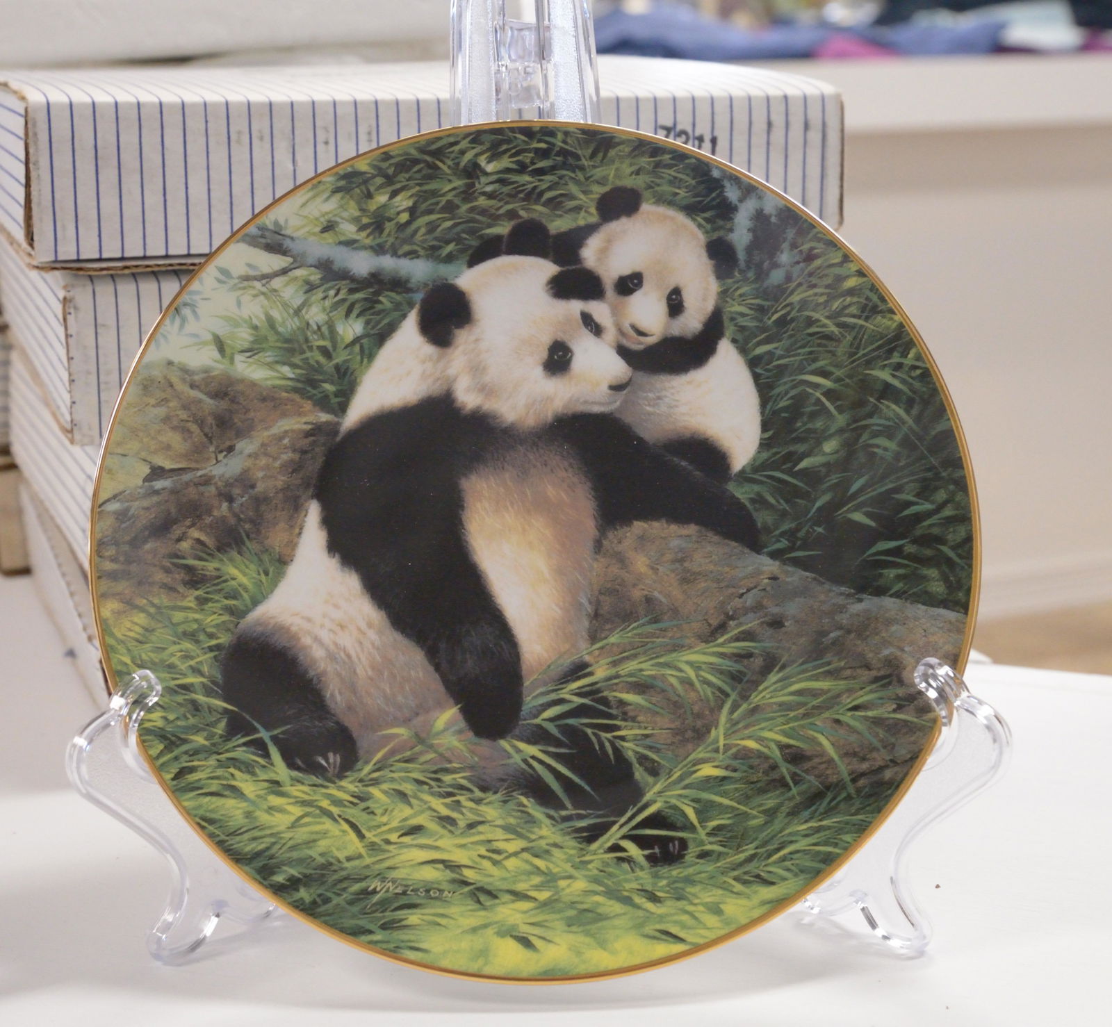 Decorative Plate "A Touch of Love" by Will Nelson (1 of 2)