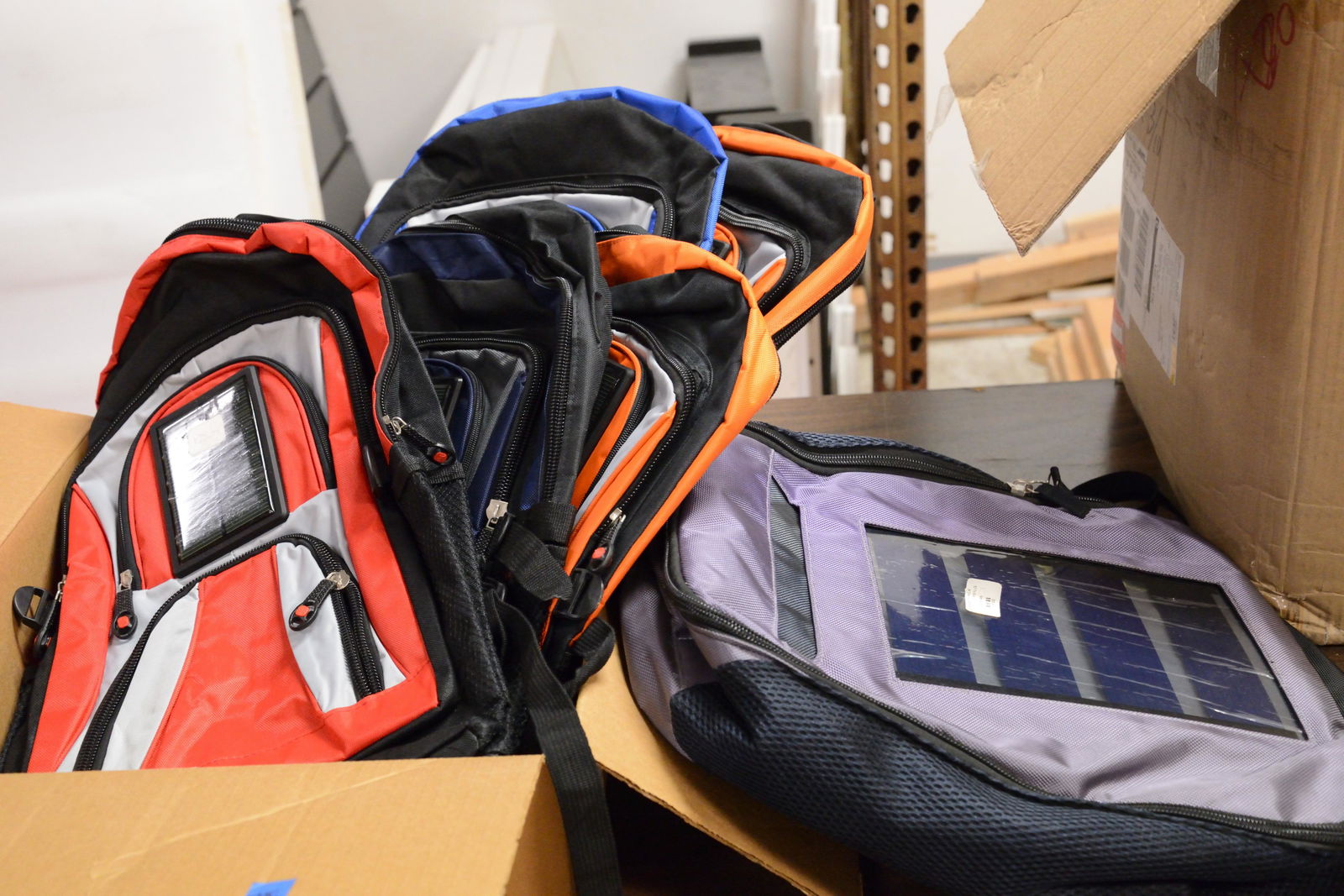 6 Assorted Solar Backpacks (1 of 1)