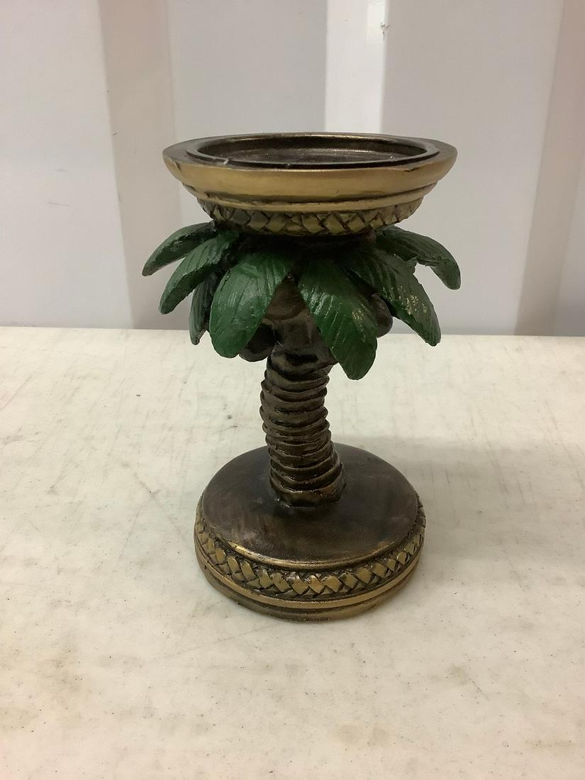 Palm tree candle holder 6 inches (1 of 1)