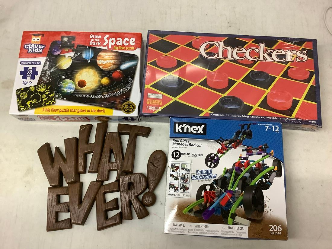 Checkers, space puzzle and more: Checkers, space puzzle and more