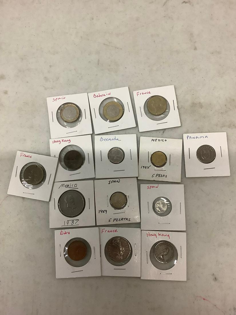 lot of early foreign coins (1 of 1)