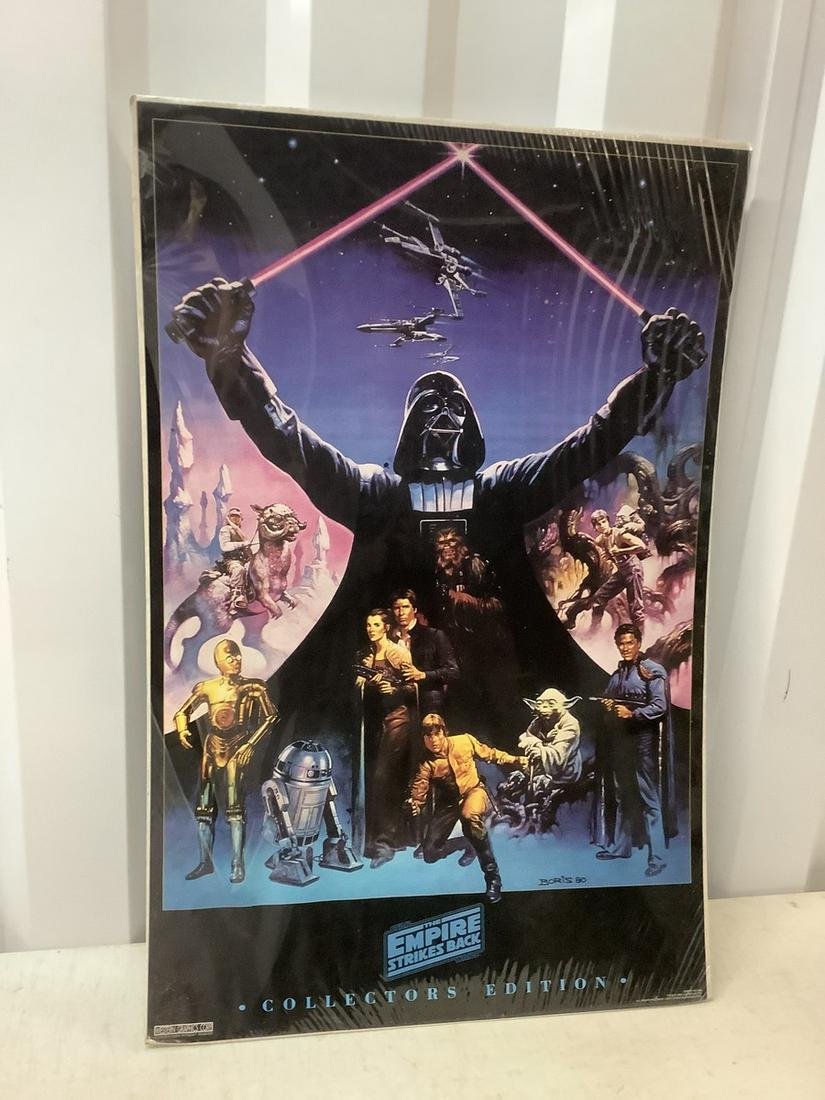Star Wars 1994 Empire Strikes Back poster 21x31: Star Wars 1994 Empire Strikes Back poster 21x31