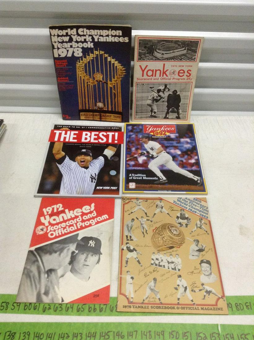 1970s NY Yankees Yearbook, Programs and other Yankee (1 of 1)