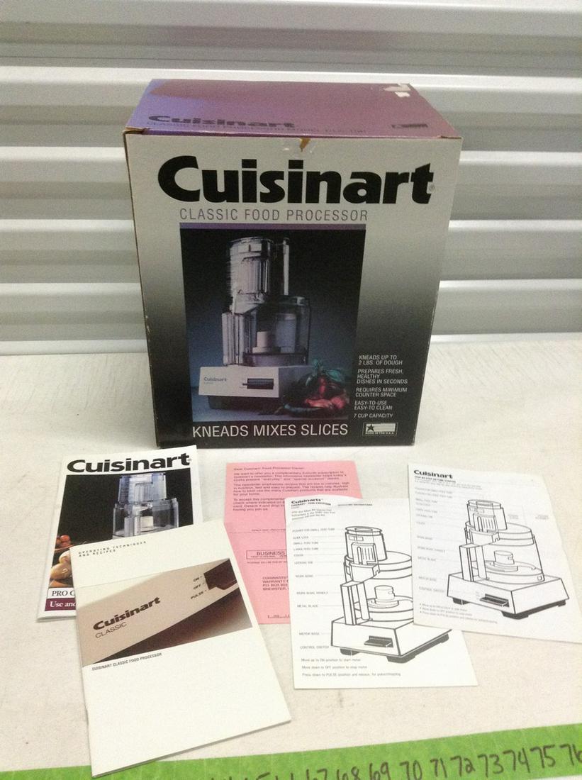 Cuisinart Classic Food Processor in the box - New Old (1 of 1)