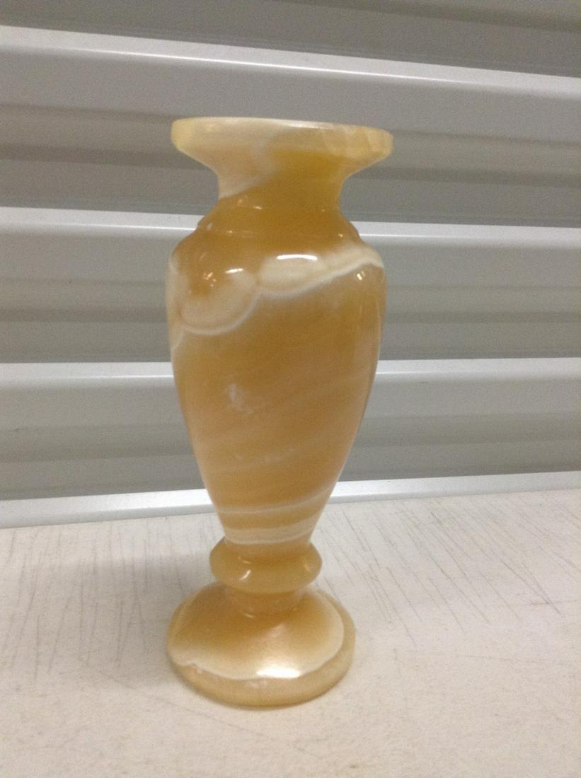 Heavy Stone Vase 8.5" tall (1 of 1)