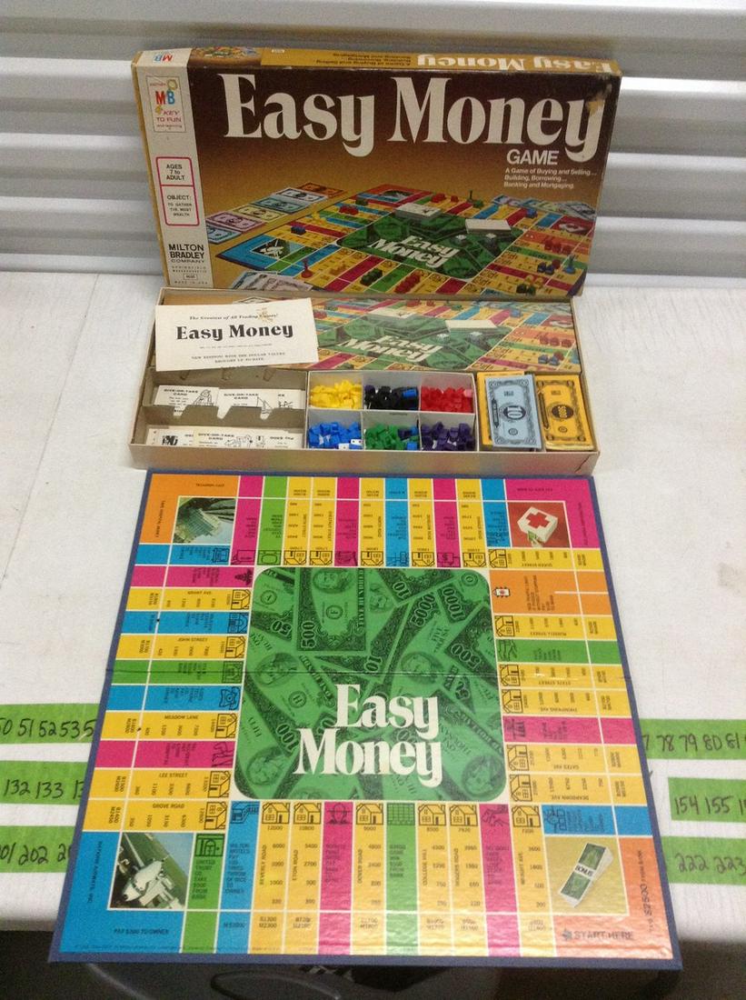 1974 Milton Bradley Easy Money Game: 1974 Milton Bradley Easy Money Game