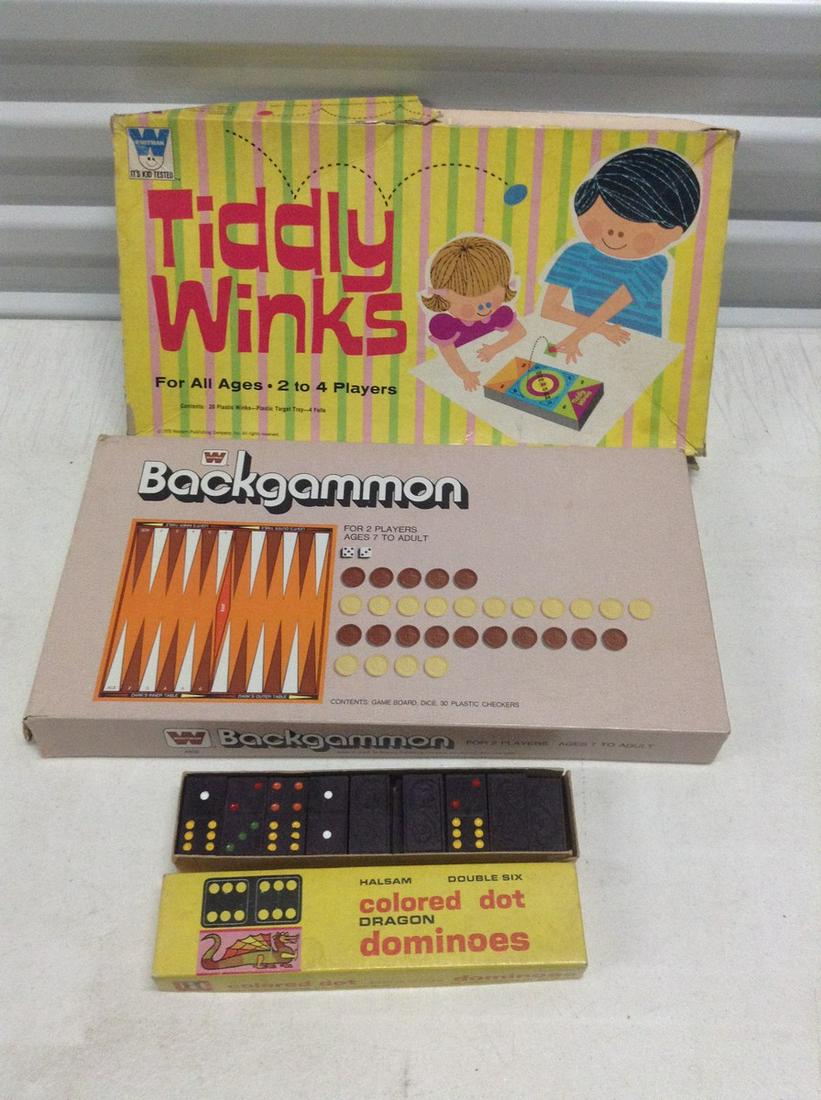 Vintage Tiddly Winks, Halsam Dragon Dominoes and more: Vintage Tiddly Winks, Halsam Dragon Dominoes and more