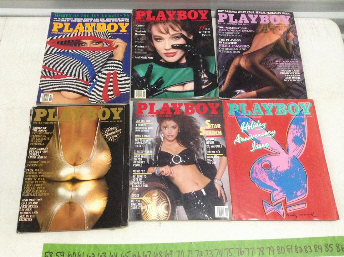 Lot of 1980s Playboys: Lot of 1980s Playboys