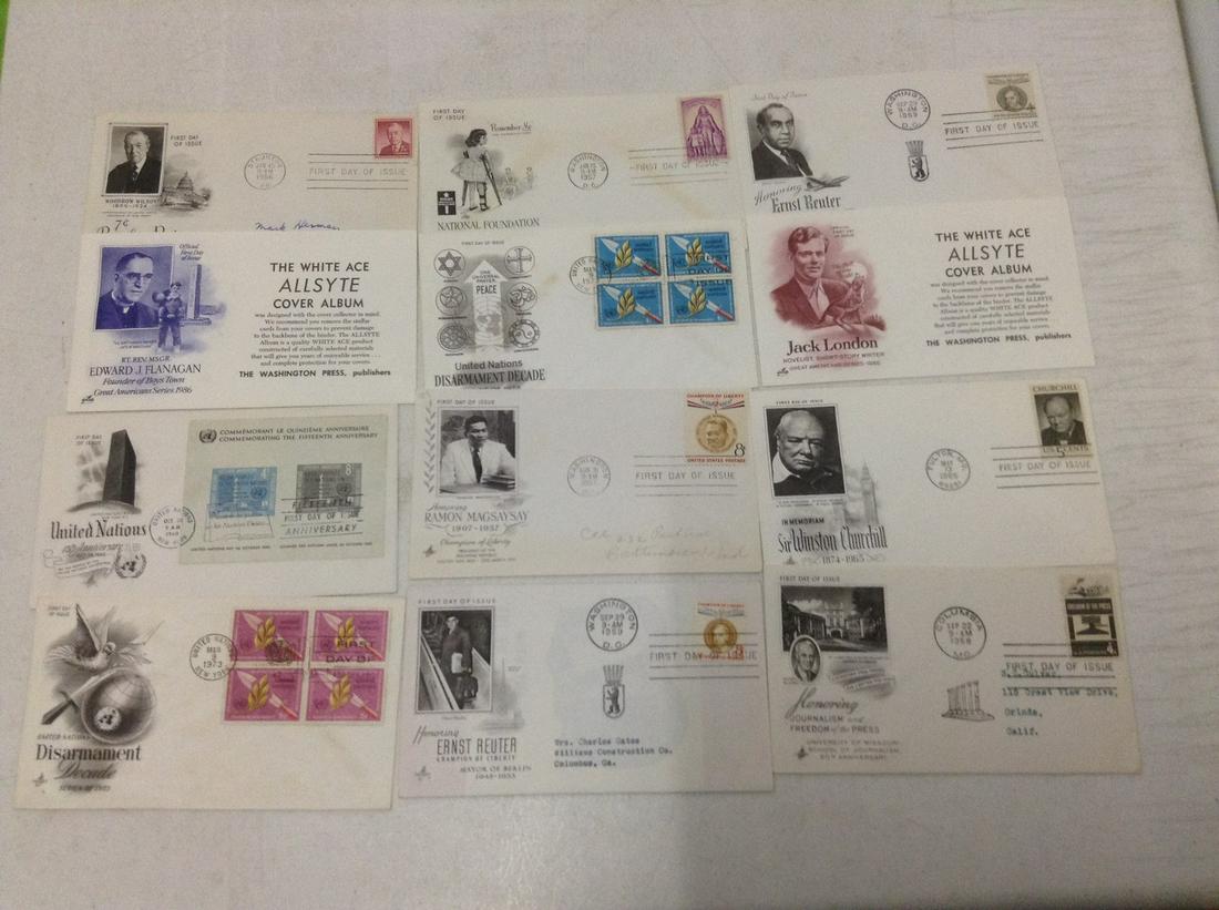 Large lot of 1950s and other First Day Covers (1 of 1)