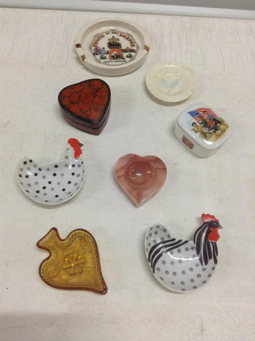 Large lot of Ashtrays, Trinket dishes and  Royal (1 of 1)