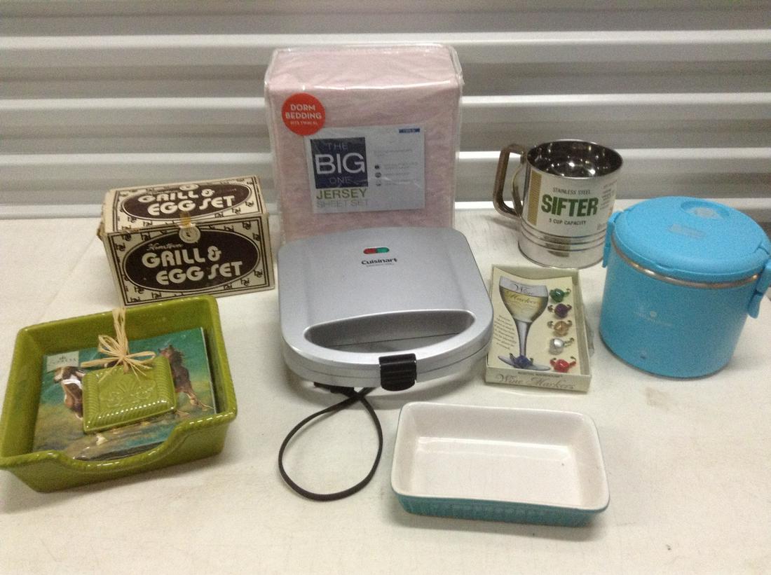 Large lot of New Sheets, Kitchen items and more (1 of 1)