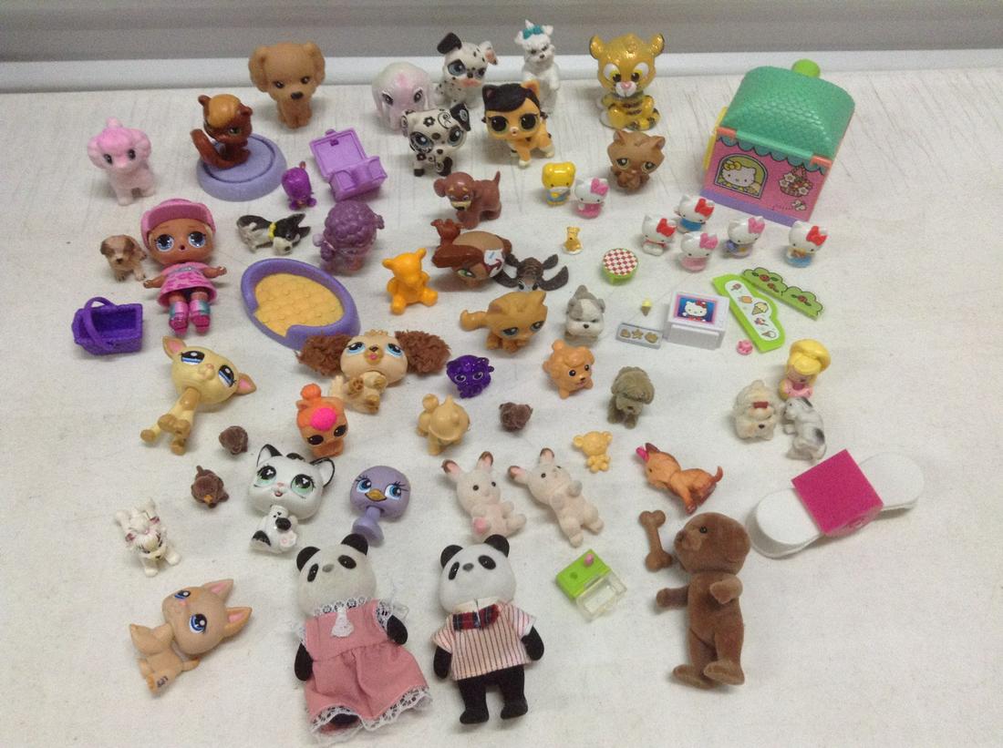 Large lot of Littlest Pet Shop, Calico Critters and (1 of 1)