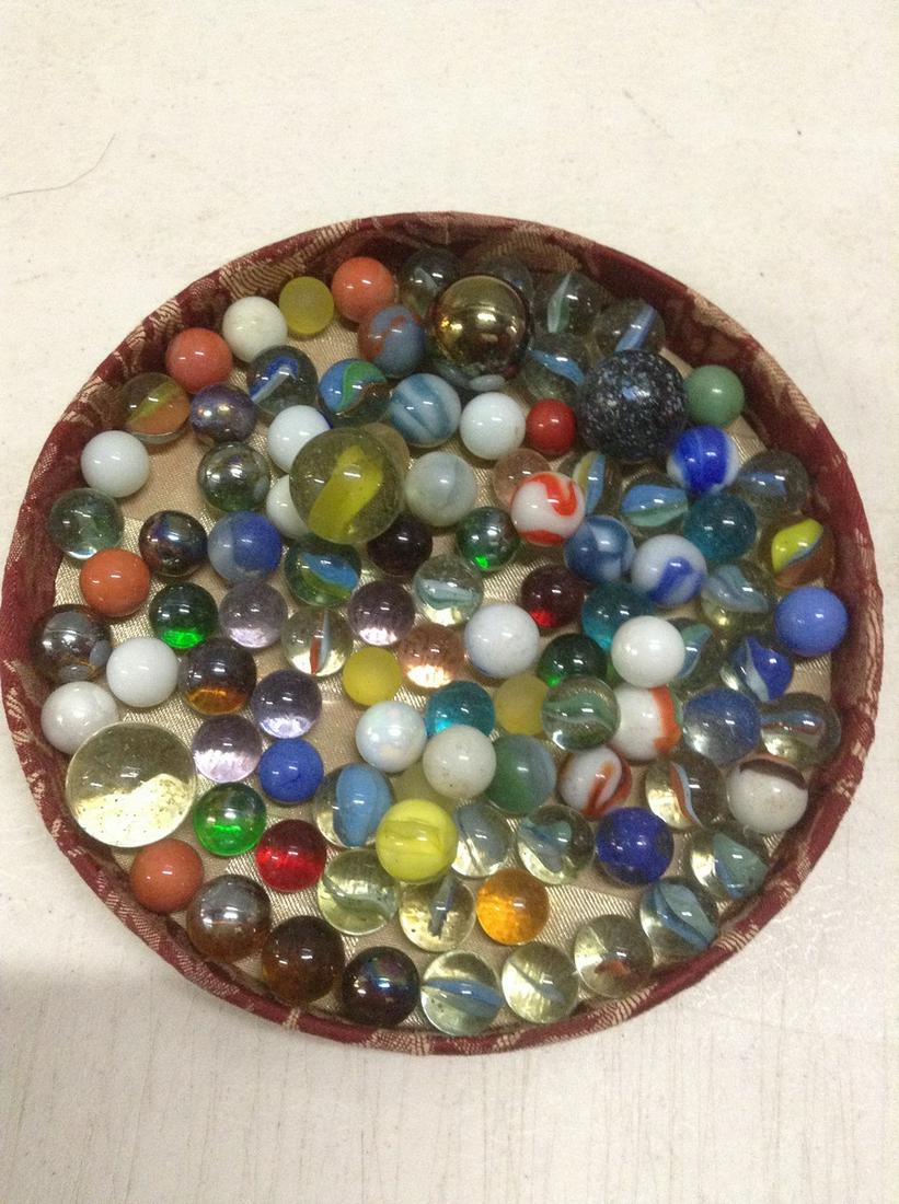 Lot of Vintage Marbles with some shooters: Lot of Vintage Marbles with some shooters